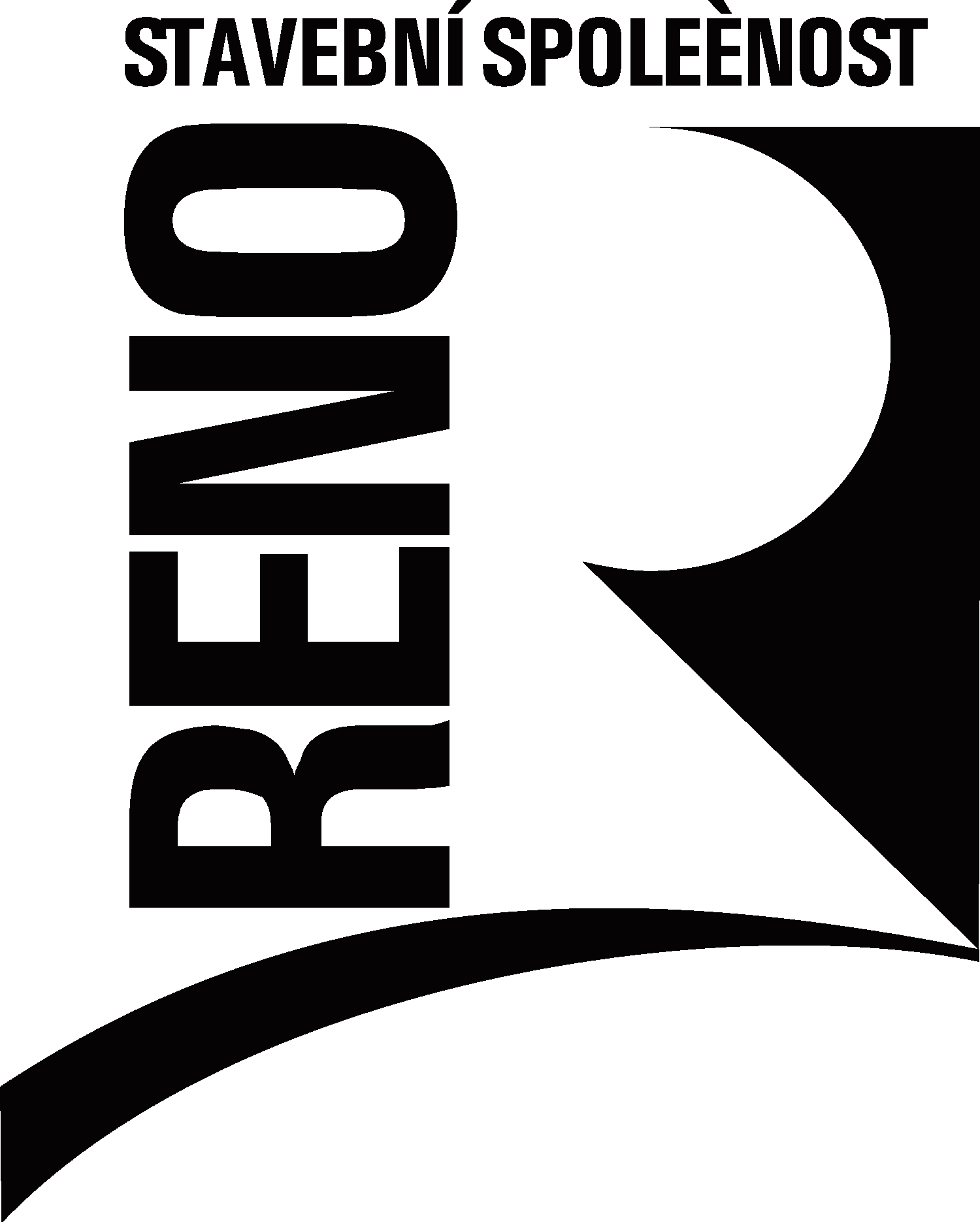 Reno Stavebni Spoleenost Black Logo Vector Logo